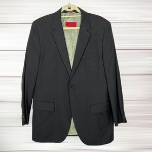 HUGO by HUGO BOSS Wool Striped Single Breasted Blazer Two Button Suit Jacket 42R